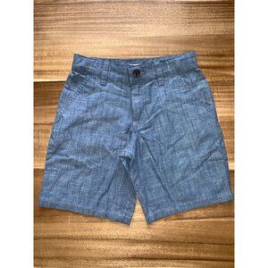 Cat & Jack Boys Chambray Blue Shorts w/ Pockets, Snap & Zip Closure Size 7